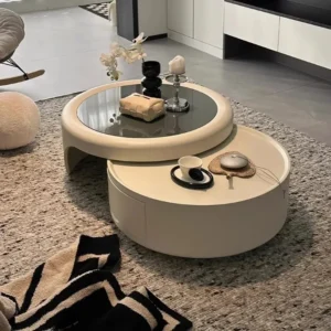 Funky Simple Coffee Tables Luxury Modern Unique Design Coffee Tables Round Minimalist Chinese Mesa Auxiliar Hotel Furniture
