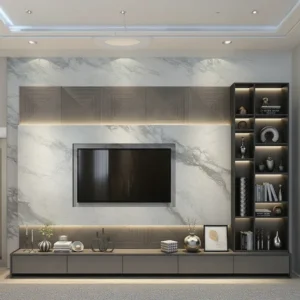 Modern Multi-Functional TV Cabinet Durable Wooden Furniture With Fashionable Design For Living Room Price