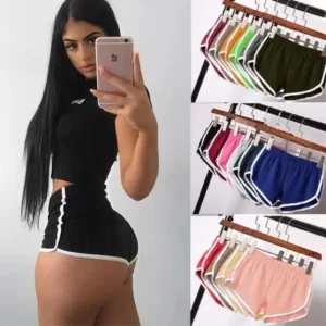 Elastic Shorts for Women, Loose Fitting, Quick Drying, Summer Thin Running, Fitness, Leisure, and Anti External Wear. Instagram