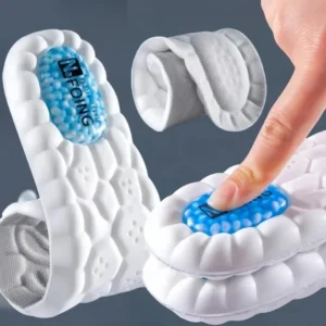 1 Pair Soft Sports Insoles Elasticity Arch Support Massage Shock Absorption for Optimal Men Women Foot Care Orthopedic Pads