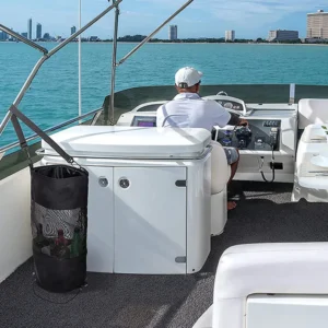 Portable Boat Trash Bag Marine Accessories Durable Reusable Garbage Holder Storage Fit for Boats Kayak Beach Fishing Trailer