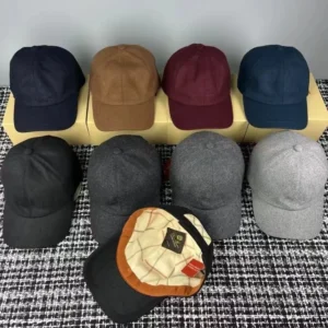 Hat, cap, cashmere autumn and winter style, fashionable casual, embroidered, warm and comfortable baseball cap for men and women