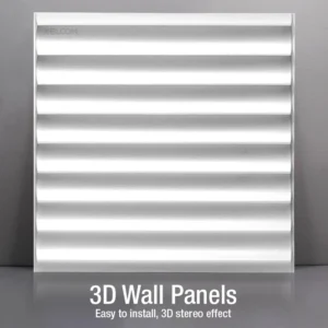 12pcs 30cm 3D wall sticker decor 3d wall panel Nordic minimalist lines 90s aesthetic living room 3d wallpaper mural waterproof
