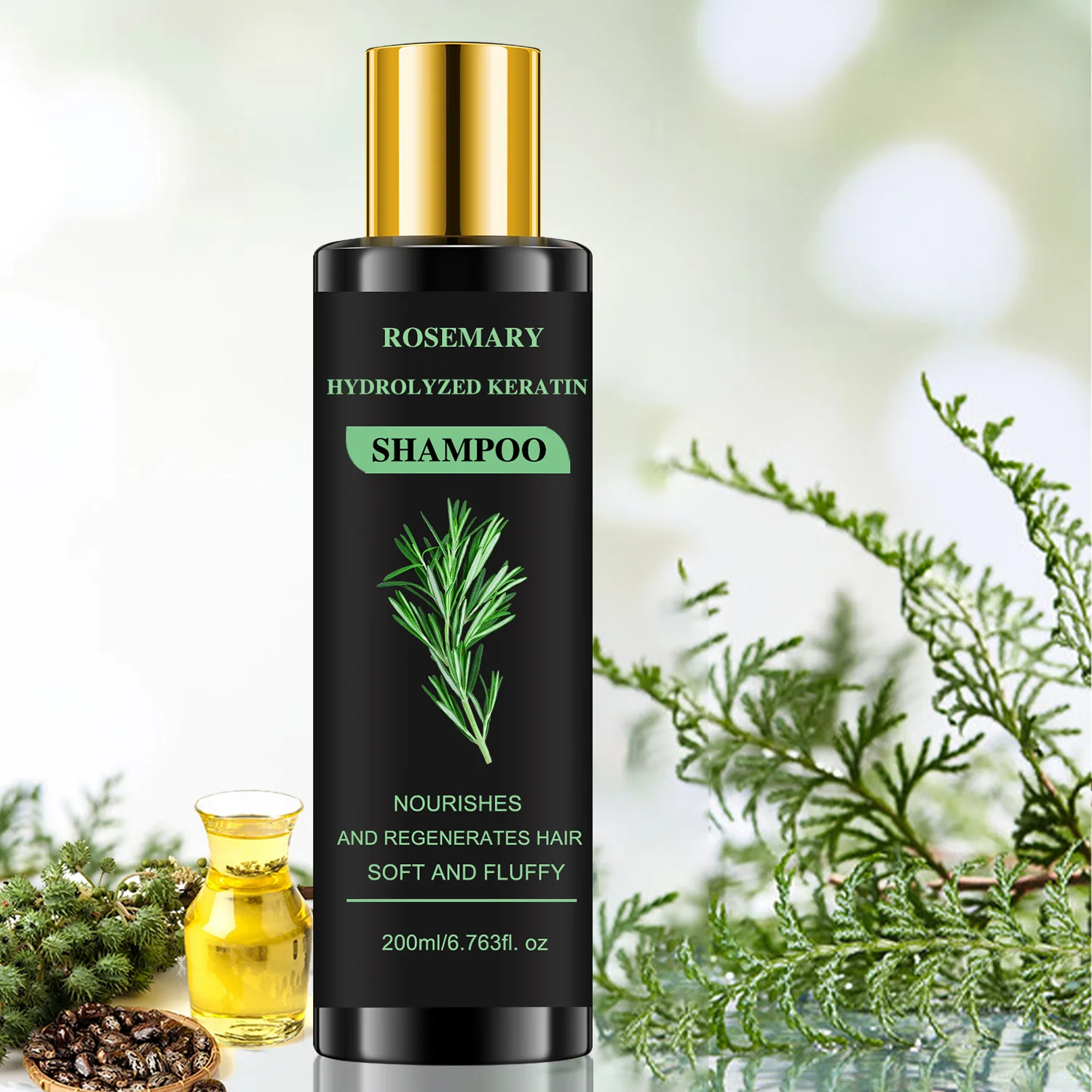 Hair Shampoo For Fast Hair Growth Rosemary Hair Regrowth Shampoo Anti Hair Loss Effective,Hair care is healthier
