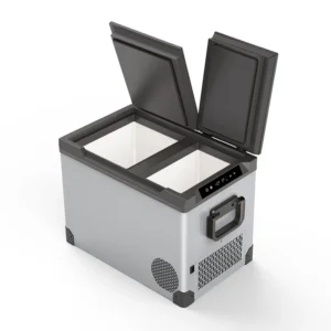 35L 45L 55L Dual Zones Compressor Cooling Mini Freezer 12V 24V Mini Fridge Car Refrigerator with Handle