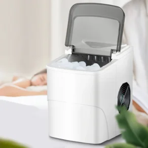 Household Portable Quick Ice Cube Maker Commercial Automatic Ice Maker Machine Electric Bullet Round Ice Making Machine 220V