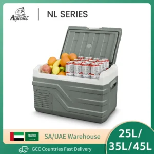 Alpicool NL 25L 35L 45L Car Refrigerator 12V Compressor Fridge Freezer 12/24V DC 100-240V AC Portable Cooler for Camping Travel