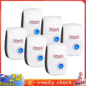3/4/6 Pcs Ultrasonic Electronic Insect Repellent Mice Rats Cockroaches Pest Control Device Household Mosquito Killer