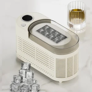 Portable Small Ice Maker Mini Convenient Home Dormitory Office Camping Car Cube Ice Automatic Ice Making Box ice machine 220V