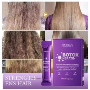 5PCS Magical Keratin Hair Mask 5 Second Repair for Damaged Frizzy Hair Deep Moisturizing Treatment Soft Smooth Shiny Nourishing