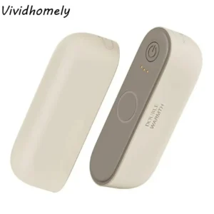 2 in 1 Dual-Palm Hand Warmers Fast Heating Rechargeable Pocket Warm Hand Treasure Detachable Adjustable 3 Temperature Settings