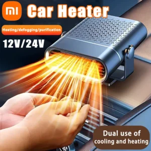  Xiaomi Car Heater Portable Car 12V Heater 24V Car Heater Windshield Automatic Defogging Defrost Heater Fast Heating Tool