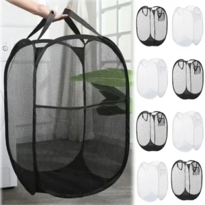 Household Dirty Clothes Basket Foldable Storage Basket University Dormitory Living Room Storage Bucket Laundry Bag