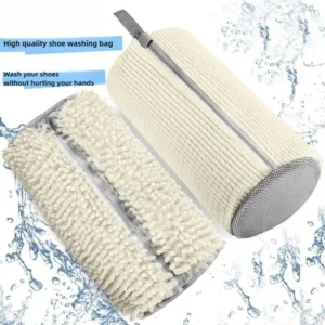 Washing Machine Shoe Bag - Heavy Duty Mesh Laundry Protector Anti-Deformation Anti-Wear Sneaker Wash Bag for Lazy Efficient Clea