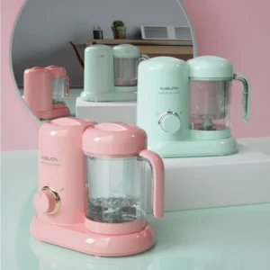 220V Multi-Function Electric Baby Food Grinder Automatic 4 in 1 Cooking Steamer Cooker Blender Food Machine Blender Kitchen Tool