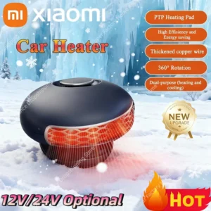 Xiaomi 12v/24v Car Heater Heating Cooling Dual-purpose Low Power 360°rotation Defrost Defogger Fast Heating Foldable Stand 2026