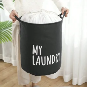 Portable Clothes Laundry Hamper Wide Opening Breathable Collapsible Space-Saving Laundry Basket Dorm Travel Bathroom Items