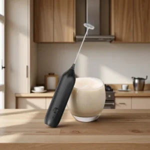 Electric Milk Frother Household Mini Rechargeable Coffee Mixer Egg Beater Handheld Wireless Portable Kitchen Cooking Tool