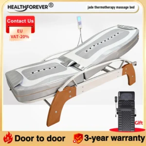 Migun Hot Heated Portable Korea Cheap Nuga Best Warm LCD Automatic Electric Rolling Thermal Jade Stone Massage Bed