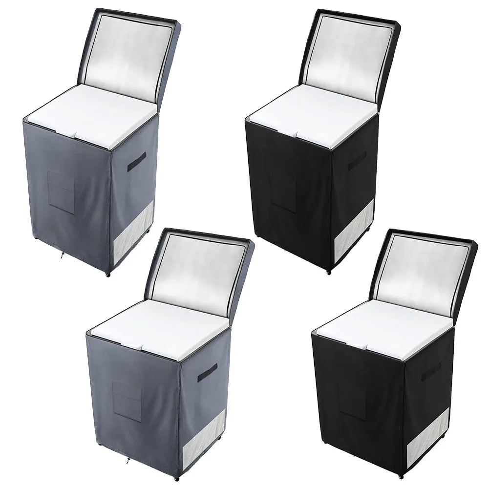 Refrigerator Covers Waterproof Outside & Household Refrigerator Protection Cover Oxford Fabric With Double Top Opening