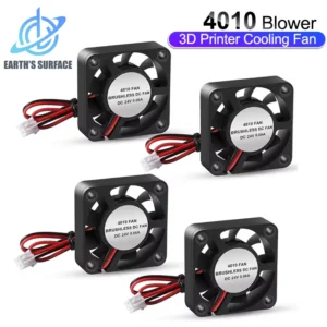 3D Printer 4010 Brushless DC Fan 12V 24V 40*40*10mm Low Noise Cooling Fans Blower Ball Bearing Sleeve Hydraulic Fluid Bearing
