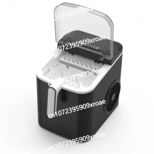 12KG Fast Ice Machine Commercial Stall Milk Tea Shop Small Dormitory Household Automatic Ice Cube Machine