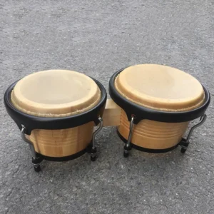 Solid Wood Bongos Drum Adult Meditation Music Drums Tambourine Orff African Drum Children Professional Percussion Instruments