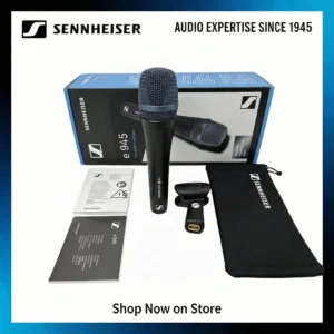 Original microphone Sennheiser E945 professional wired dynamic heart-shaped vocal microphone, handheld microphone, stage singing