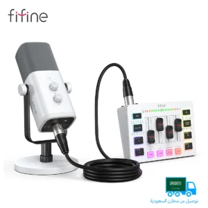 FIFINE Gaming Audio Set Microphone/Mixer/Headset for Streaming Podcasting,Podcast Set for Youtube/OBS/Tiktok/X/VK - AM8/H9/SC3