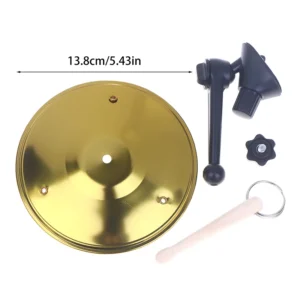 Tapping Stick Musical Saucer Car Crash Cymbal Car Crash Drums Cymbal Air Vent Drum Drum Easy To Install Clip-On Mini For Vent