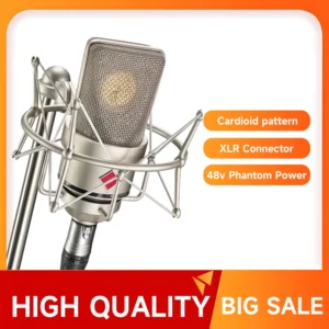 Professional 103 Condenser Microphone Studio For Laptop Computer Mic Karaoke Singing Streaming Podcast Live Wired Mikrofon